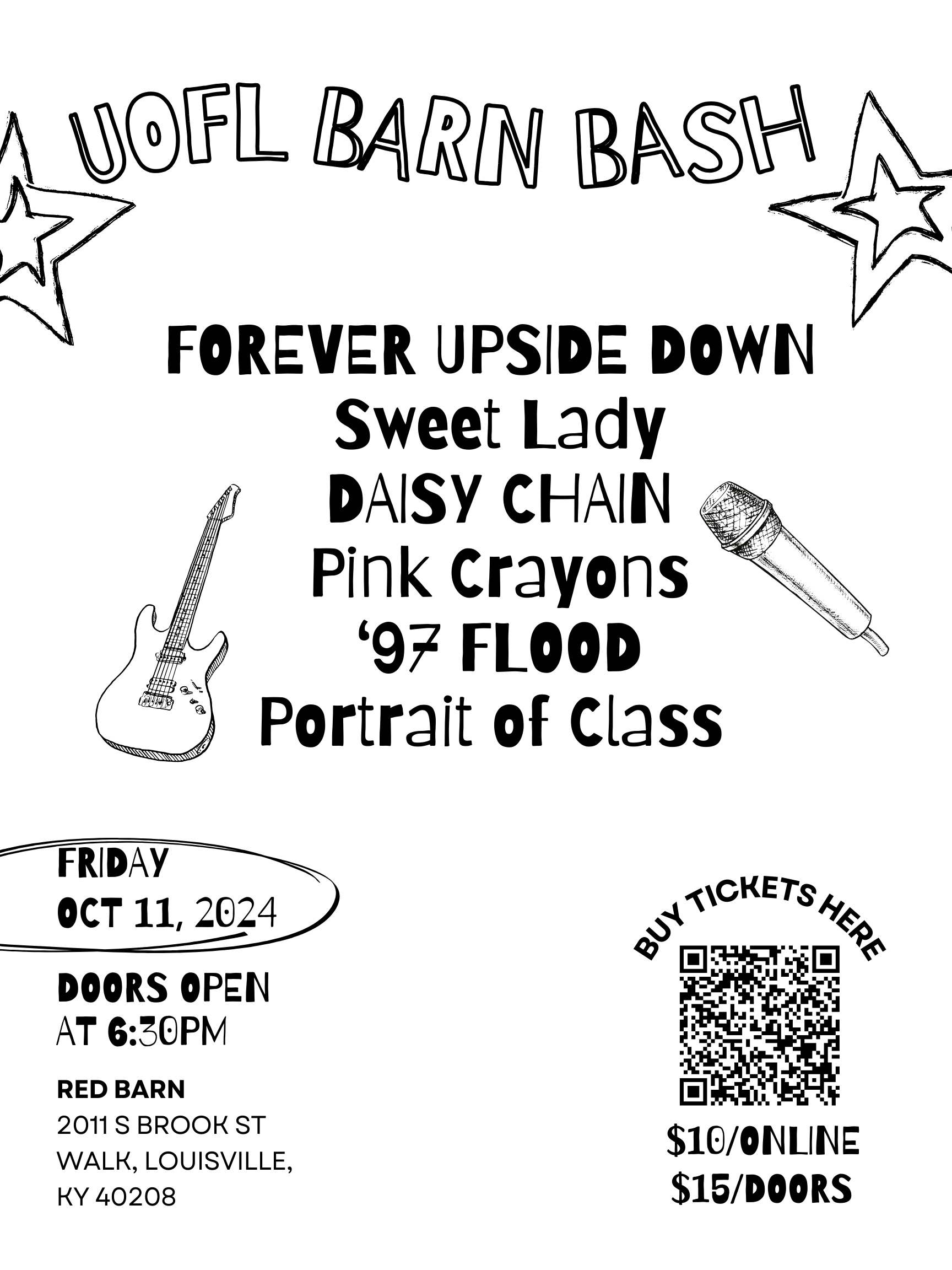 Alternate Flyer in diy punk style