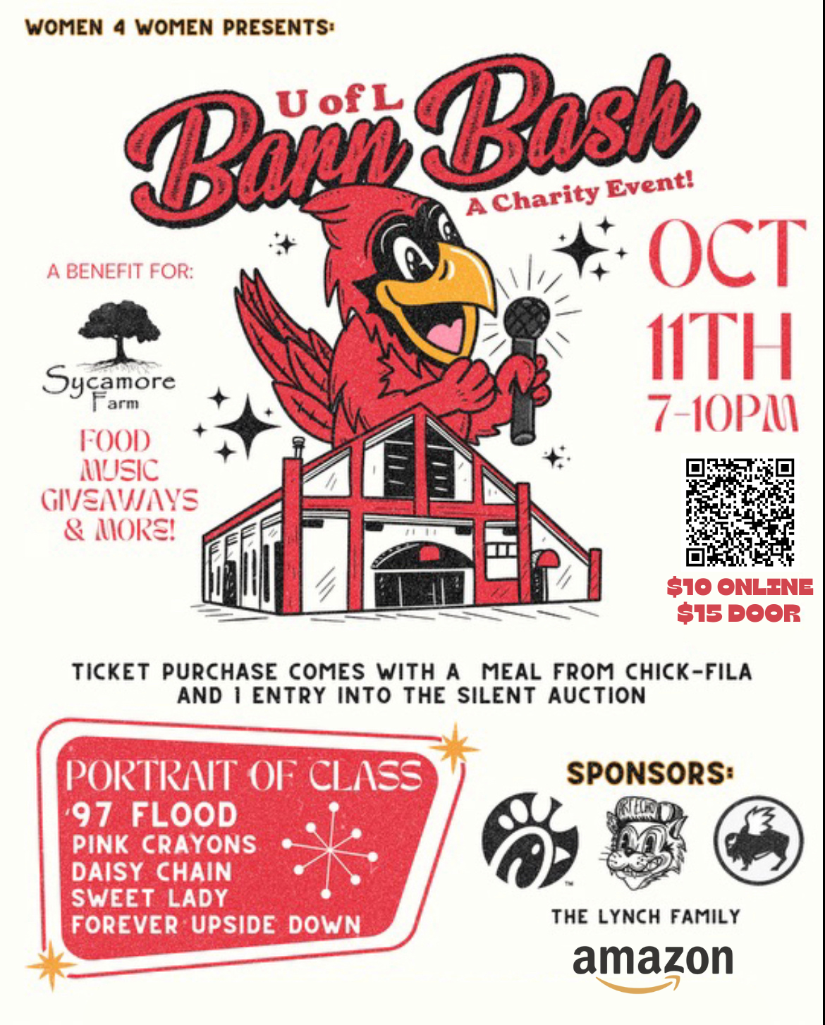 Main flyer edited by me to showcase event sponsors & pricing