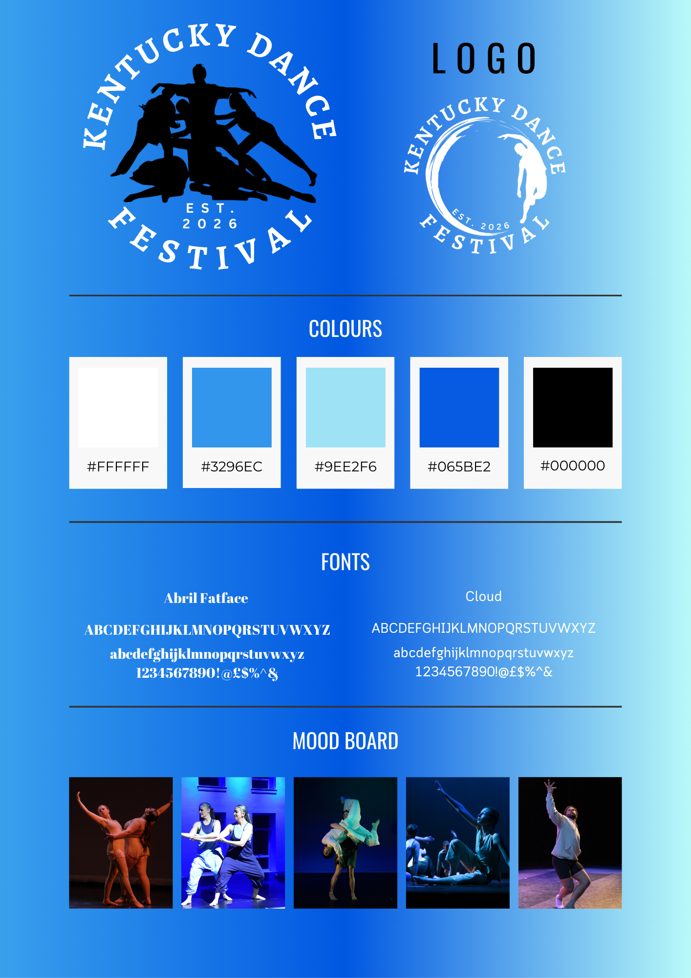 The branding Kit for social media, poster and website design. Proposed logo I created on the left and final design on the right.