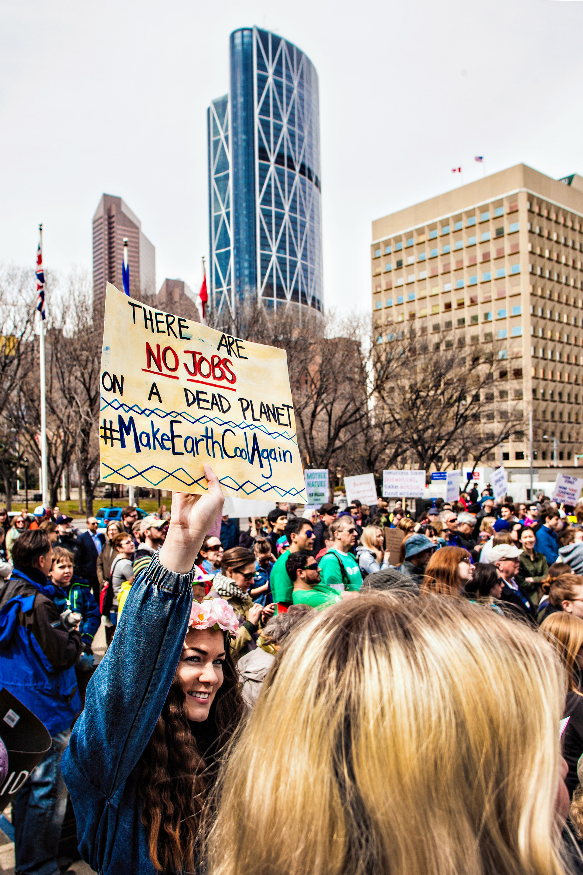 Quite a turnout for the Science March.