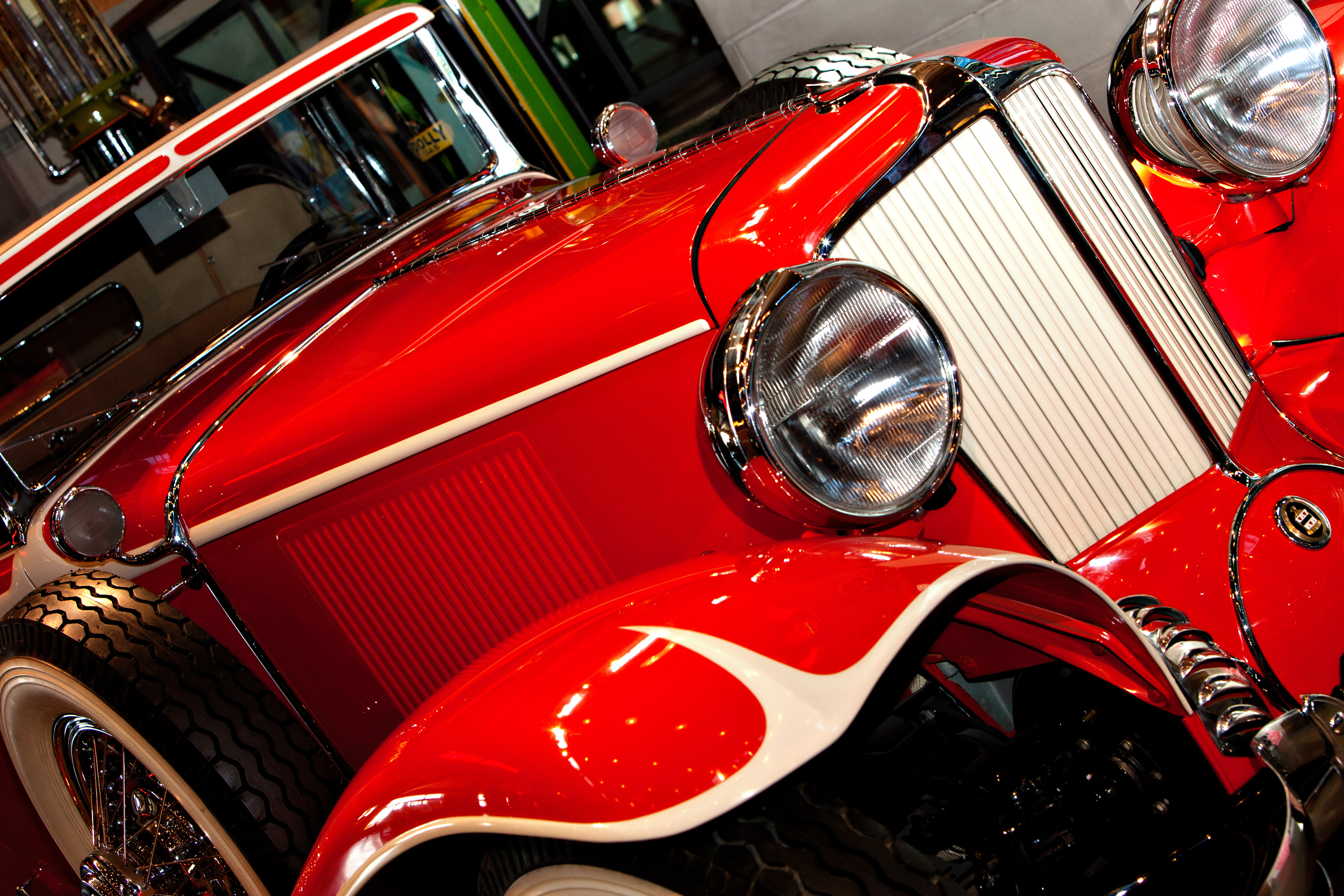 A 1932 Cord L29 on display at the Gasoline Alley exhibit at Heritage Park in Calgary. A sweet ride in 1932, if you could afford the $3,000.00 pricetag.