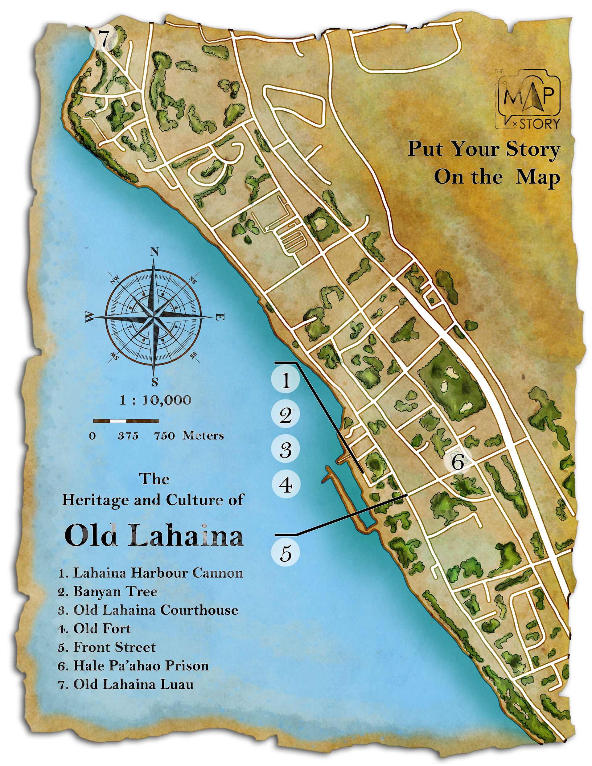 Fun story about making this map: I hadn't used my Wacom Tablet in ages. Even considered mothballing it a few times... I'm glad I thought better of it because hand drawing this old-style map was a blast!