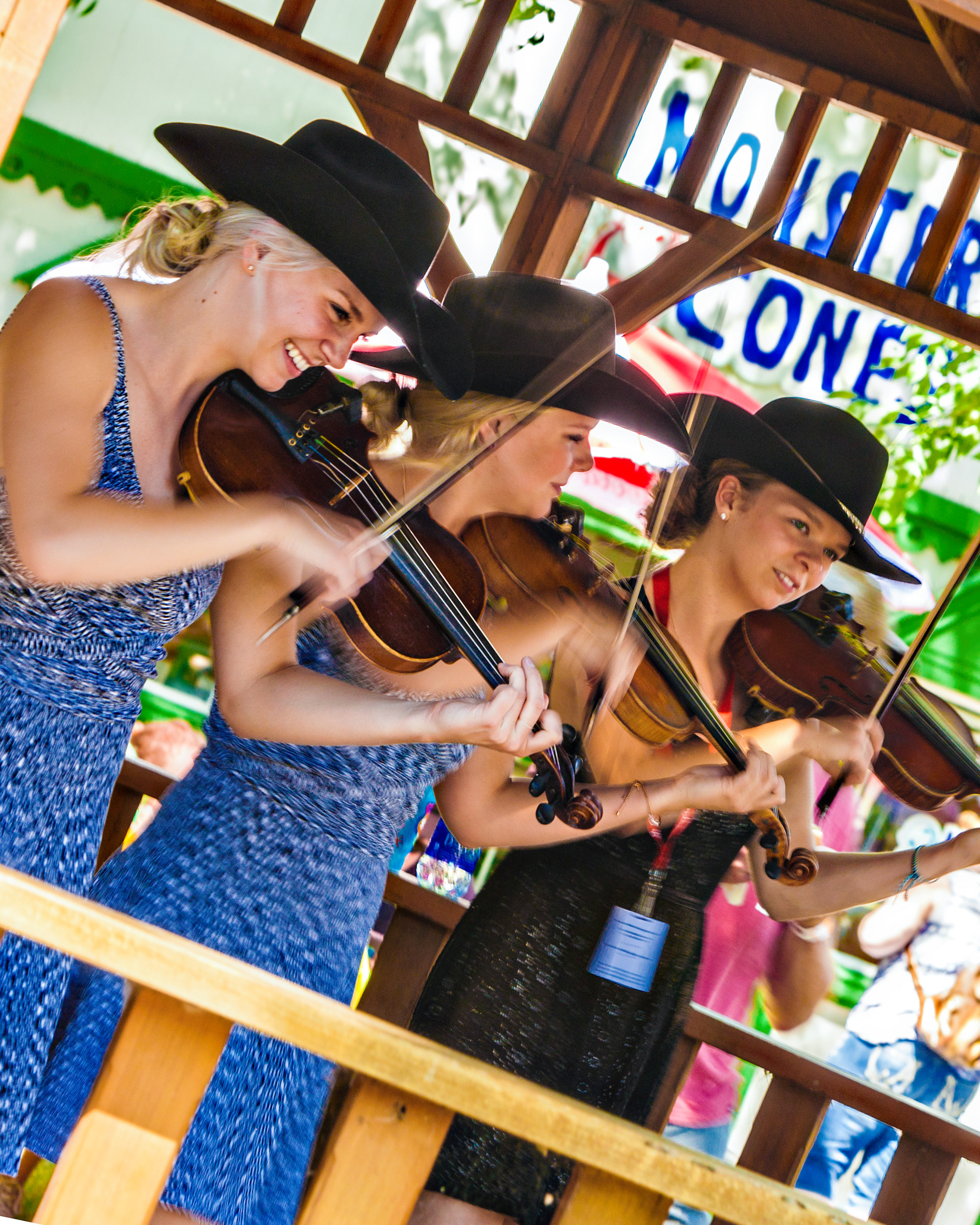 Stampede music performers.