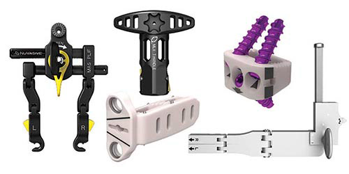 Medical illustration of medical devices and orthopedic product renders.