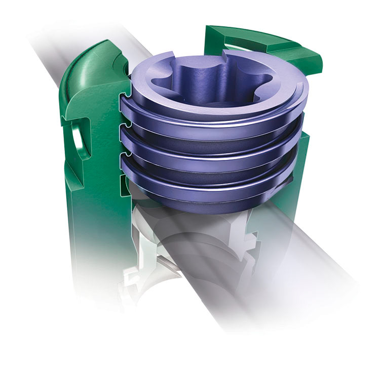 Orthopedic lock screw render