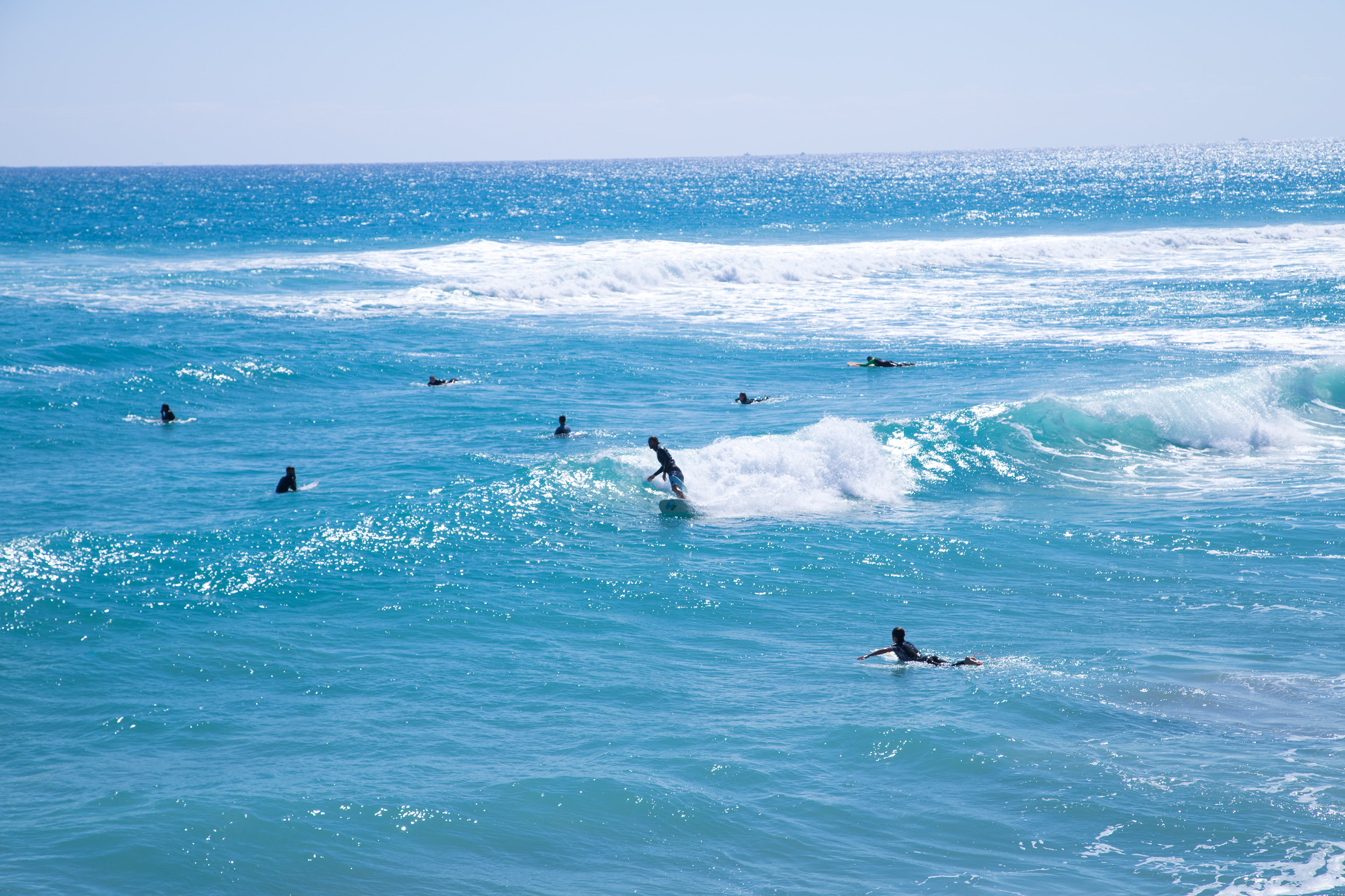 Surfs up at Juno Beach