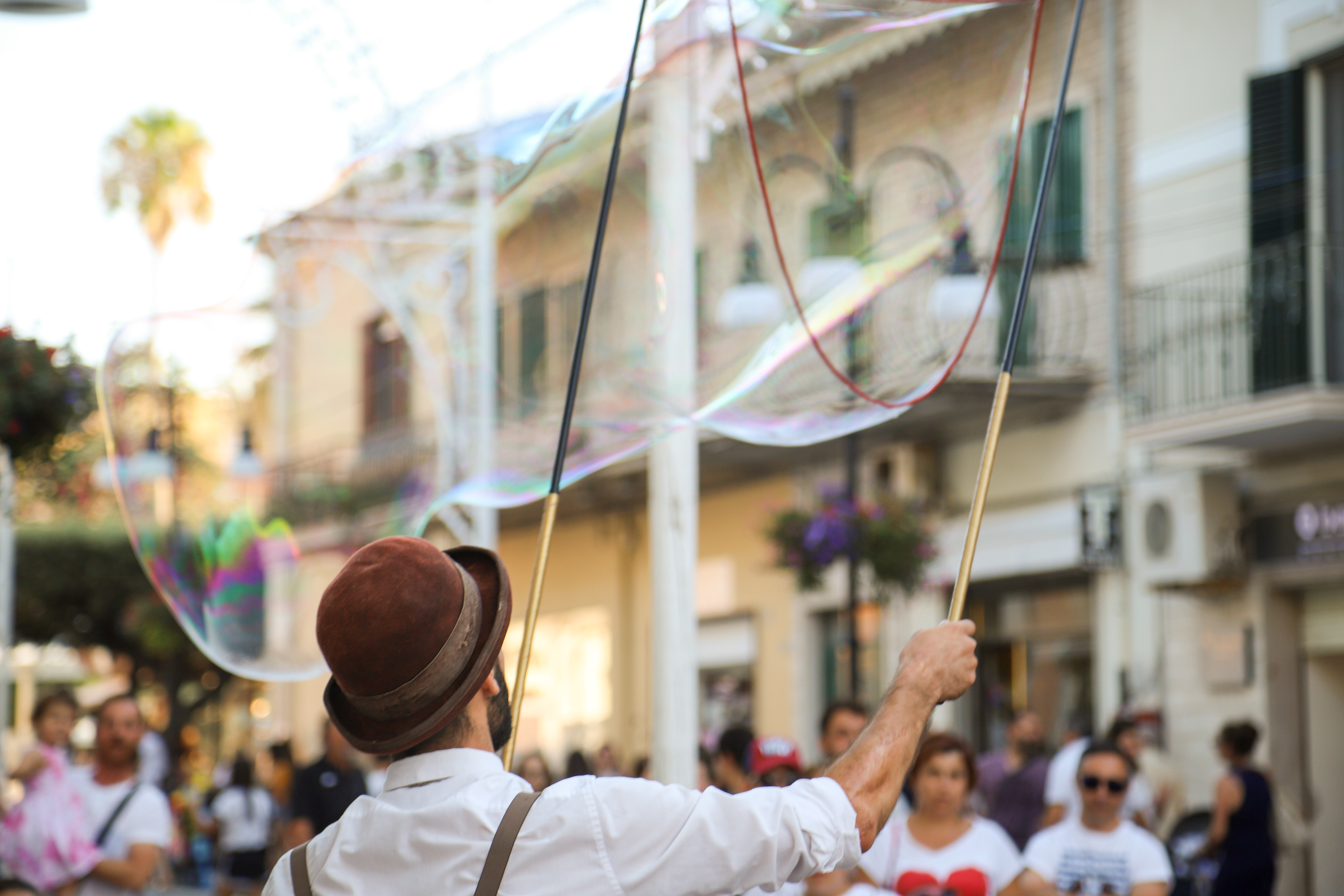 Street performer - Termoli, Italy
