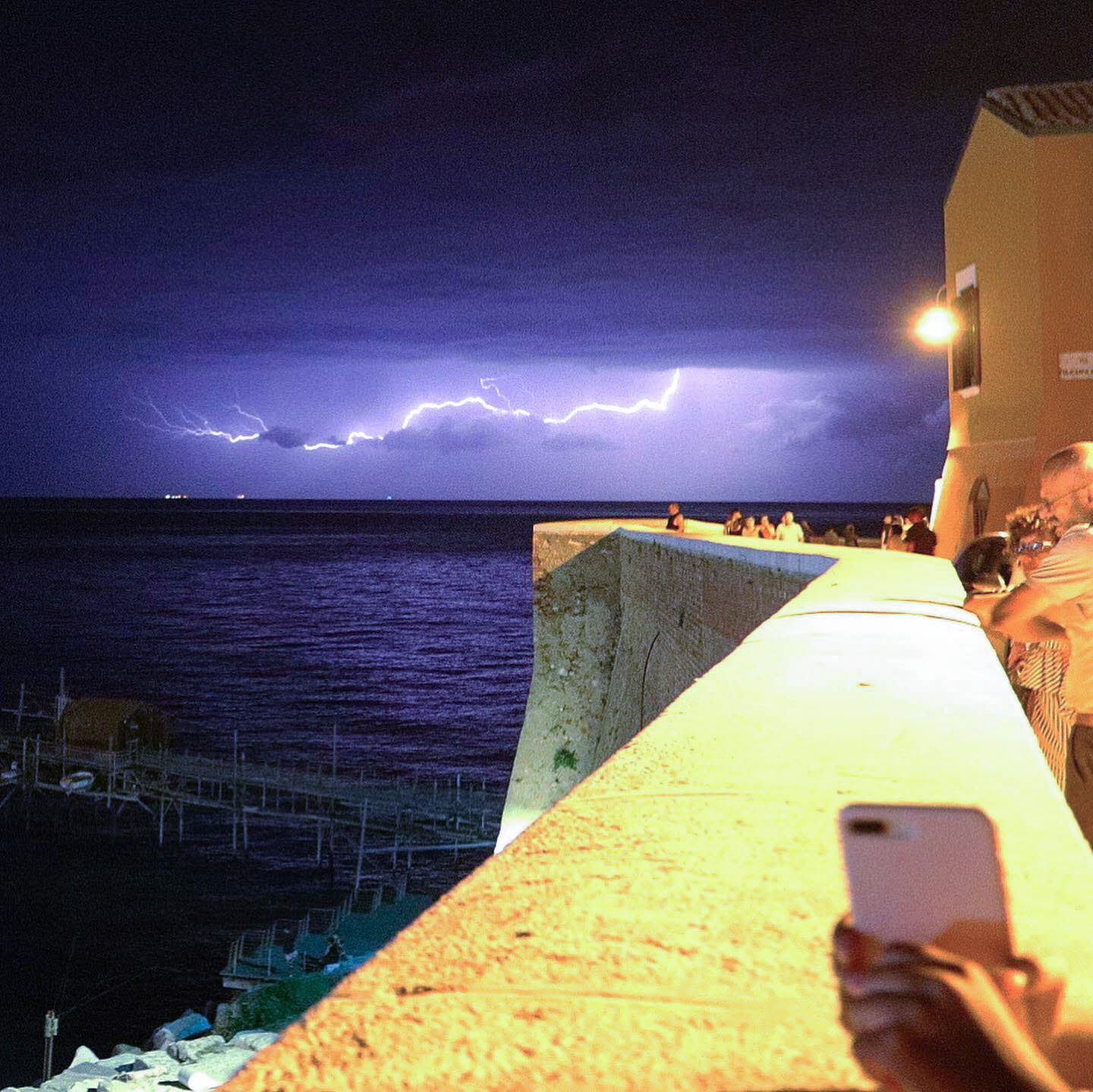 Storm in the Adriatic Sea