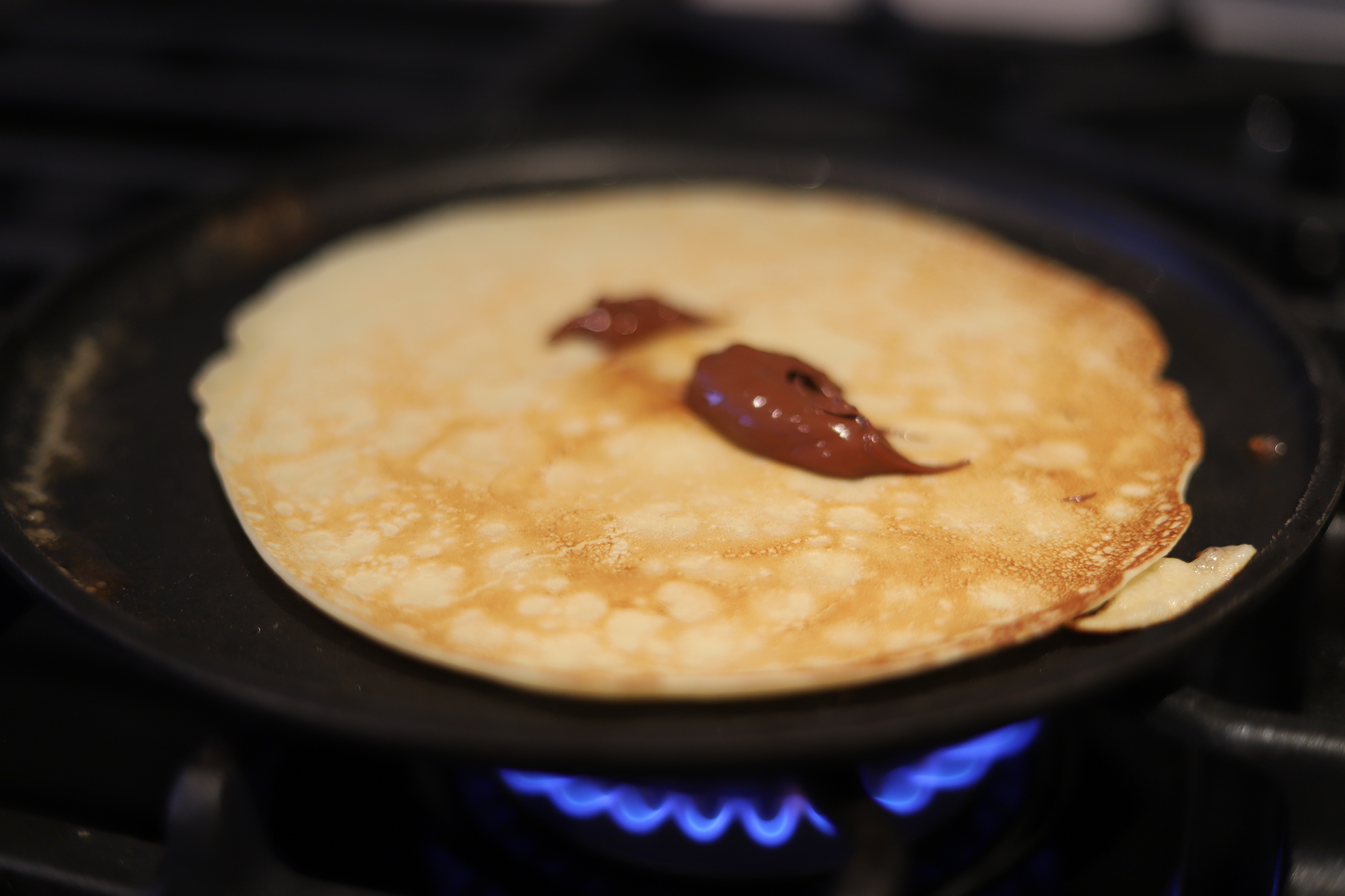 Saturday morning Nutella Crepes