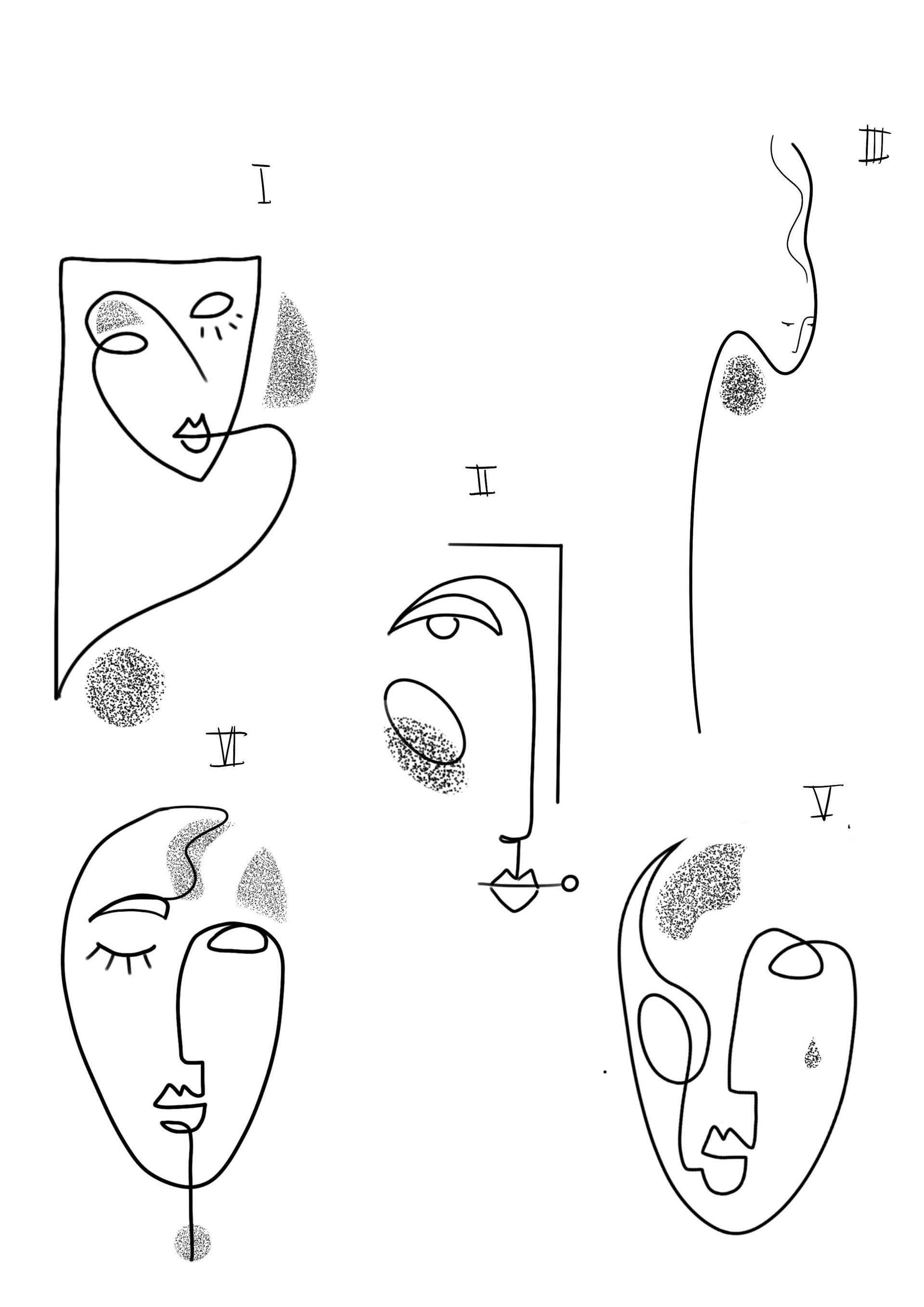 abstrakt faces