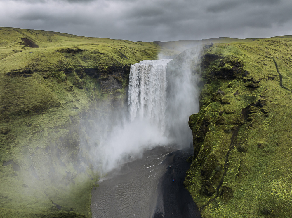 Wodospad Skógafoss