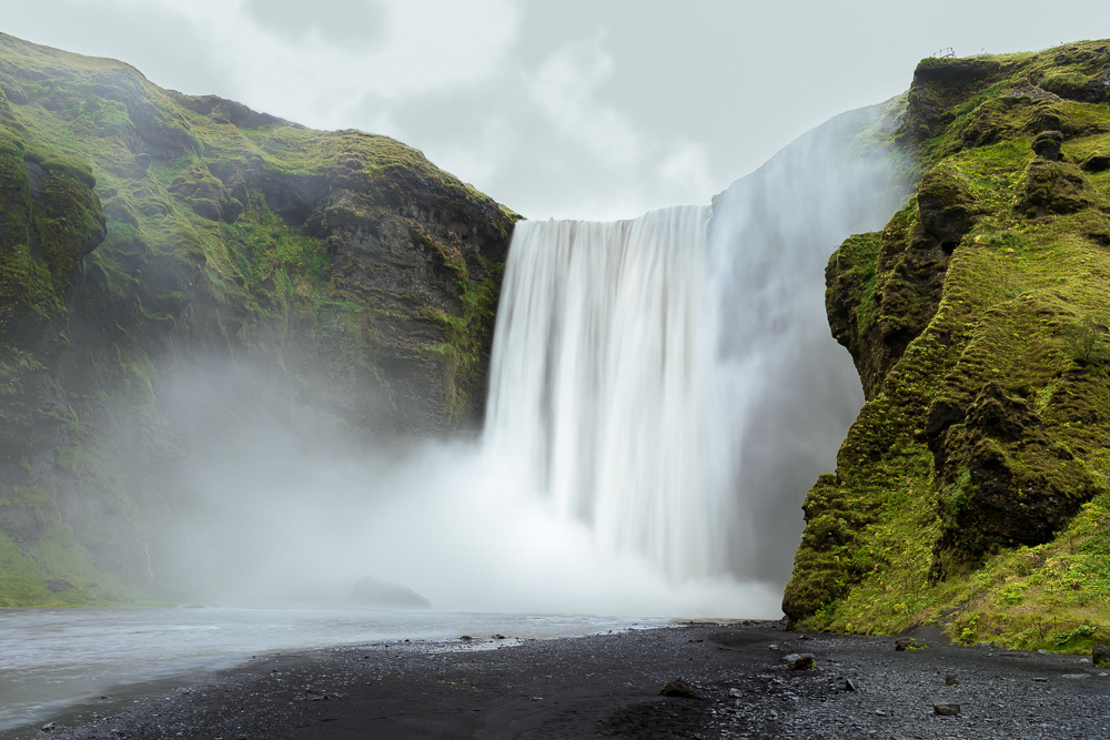 Wodospad Skógafoss