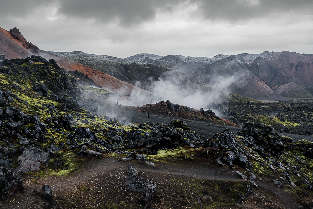 Tęczowe góry Landmannalaugar