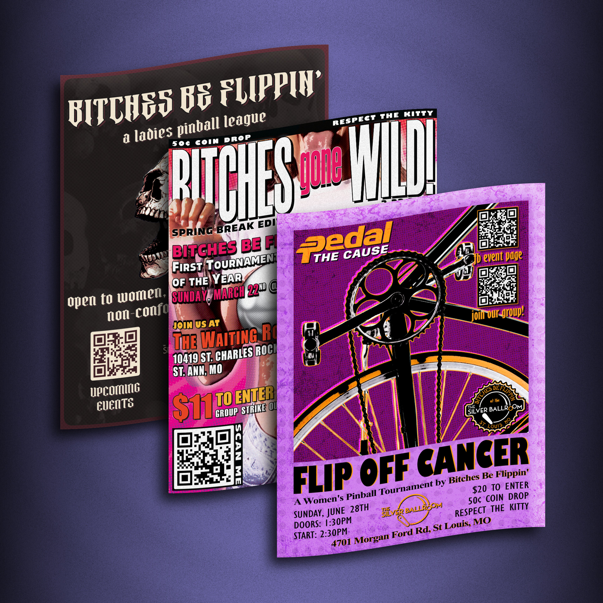 Posters for BBF Pinball
