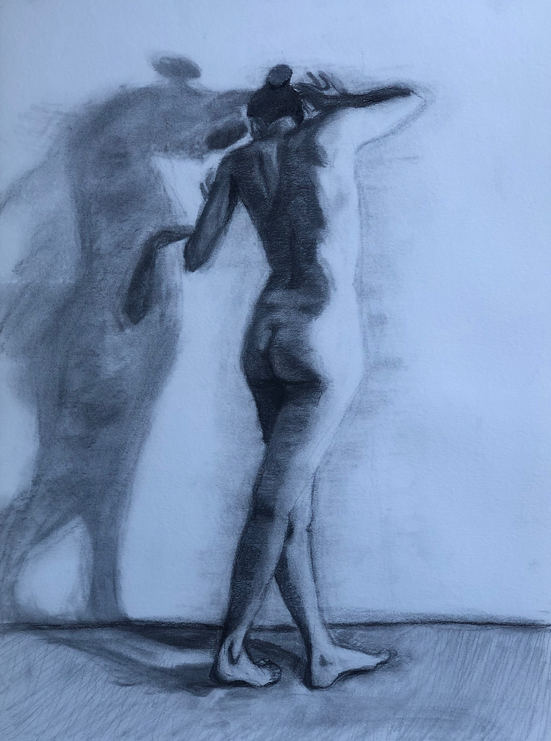 18x24" Graphite on Watercolor Paper