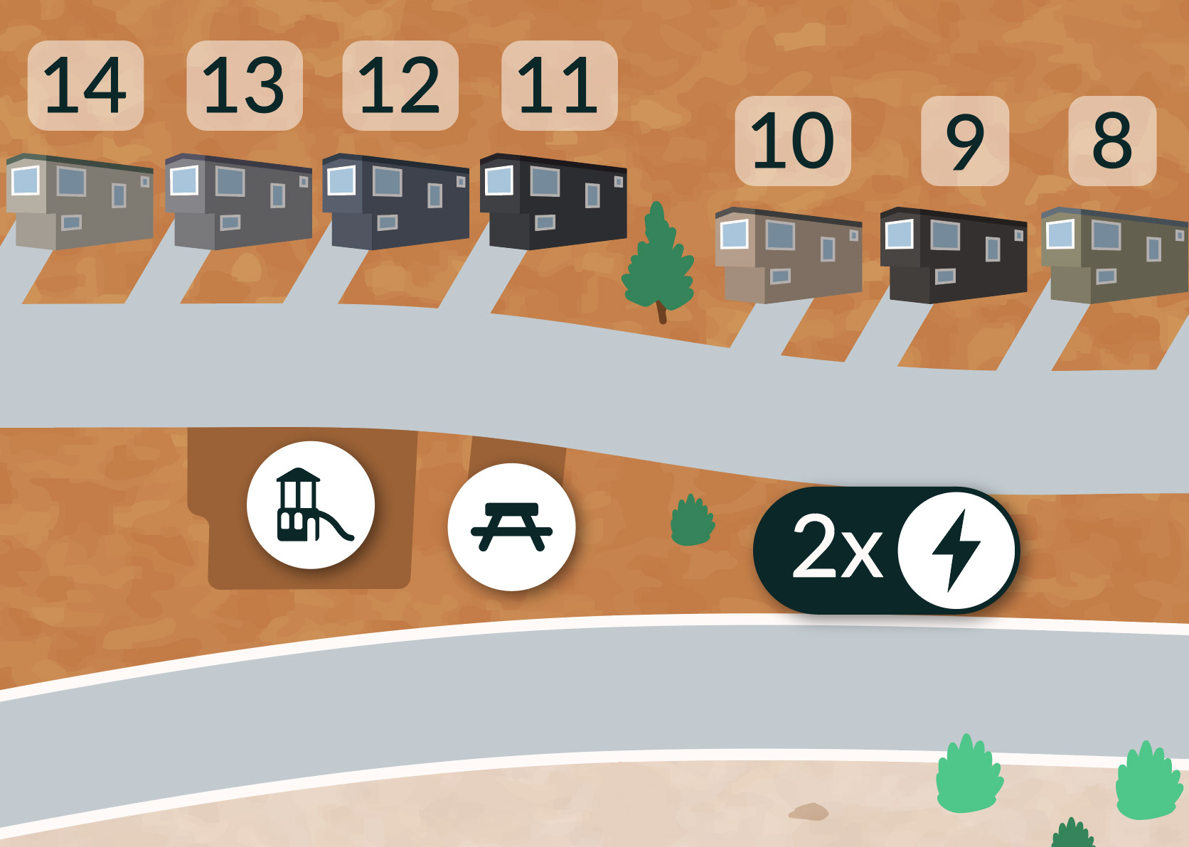 Zion's Tiny Getaway Map Detail