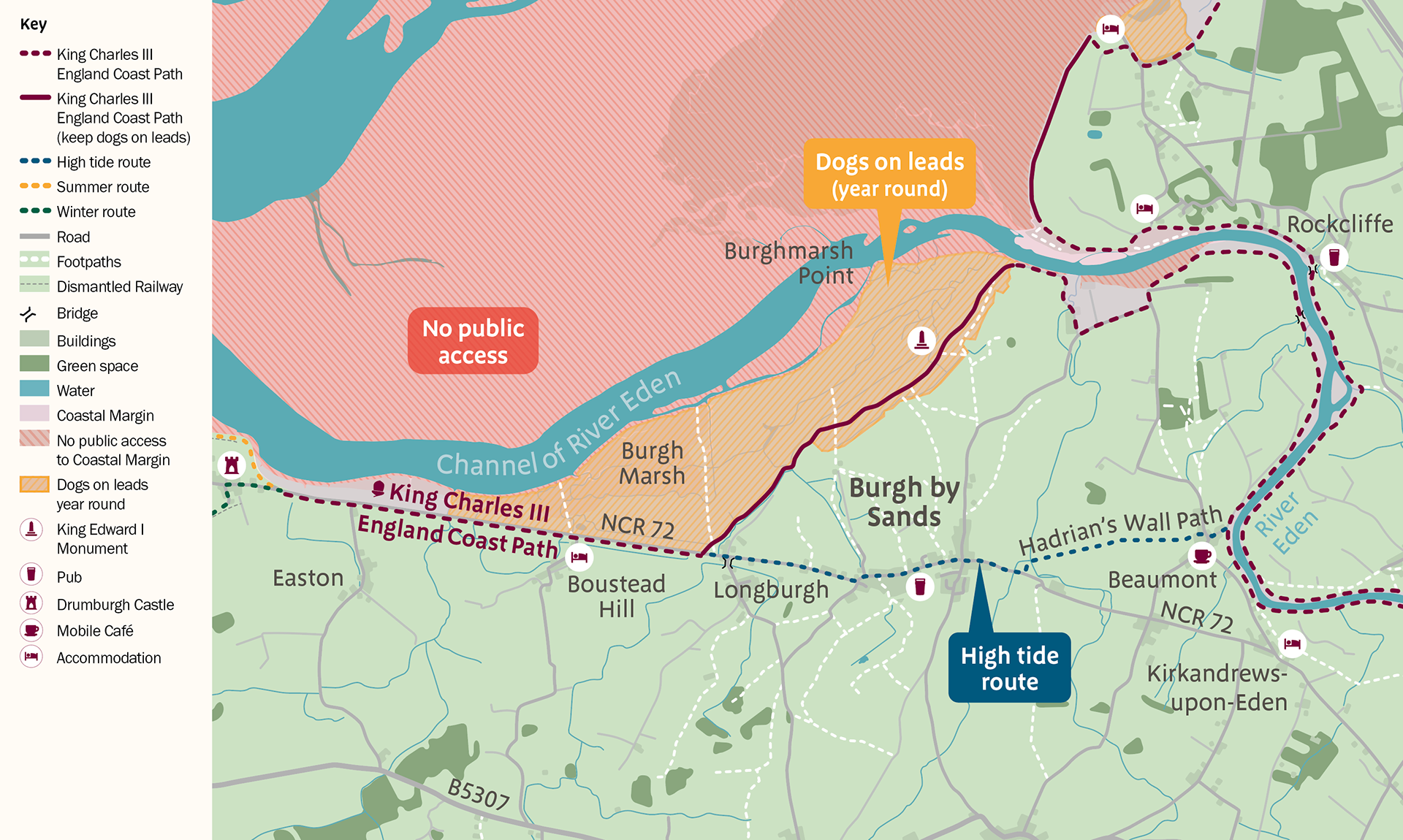 England Coast Path Map