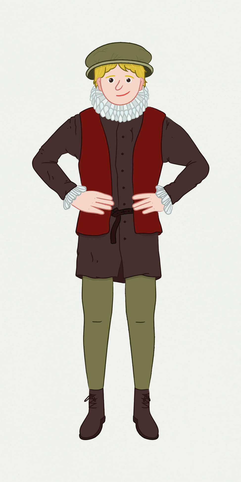 Full body vector illustration