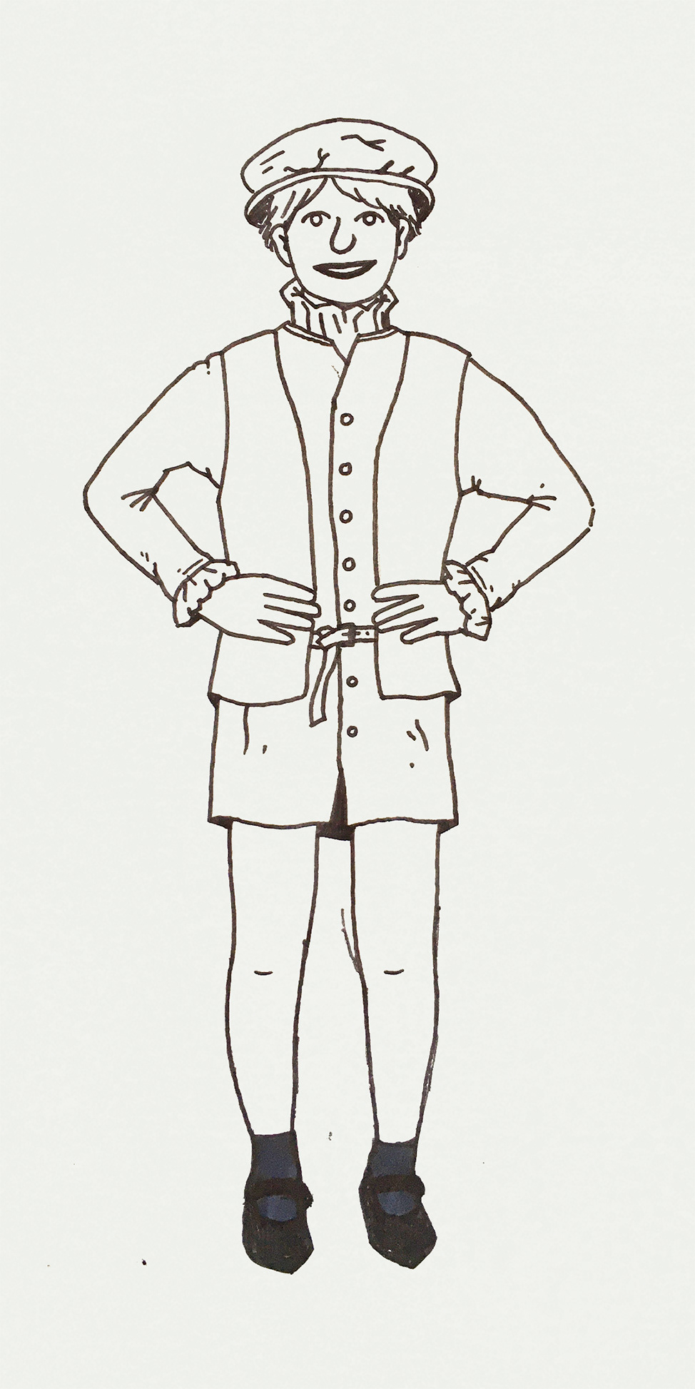 Full body sketch 1