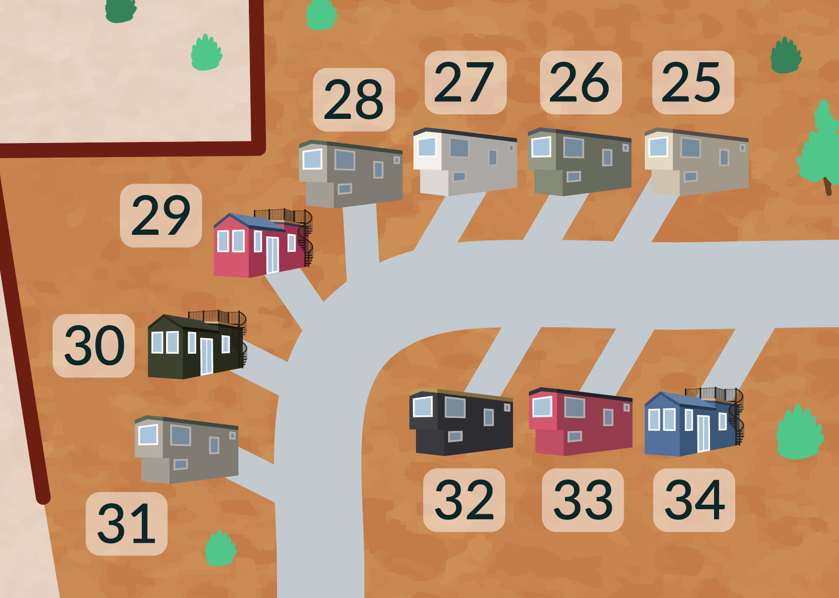 Zion's Tiny Getaway Map Detail