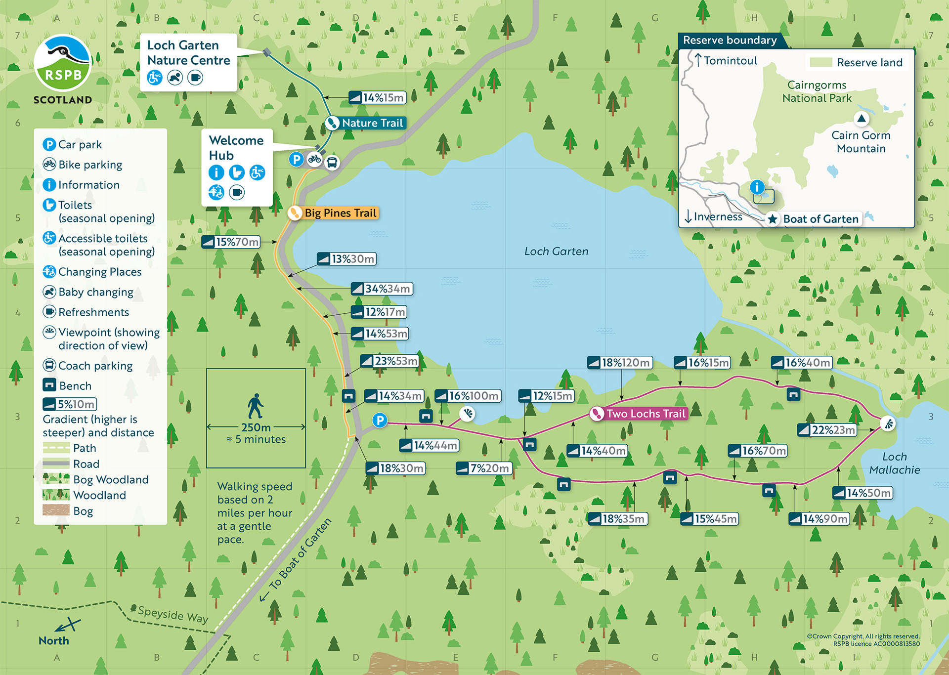  RSPB Loch Garten Access Map