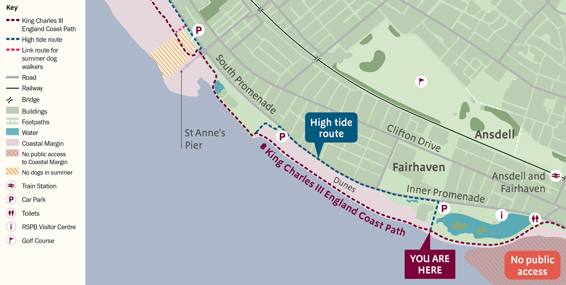 England Coast Path Map
