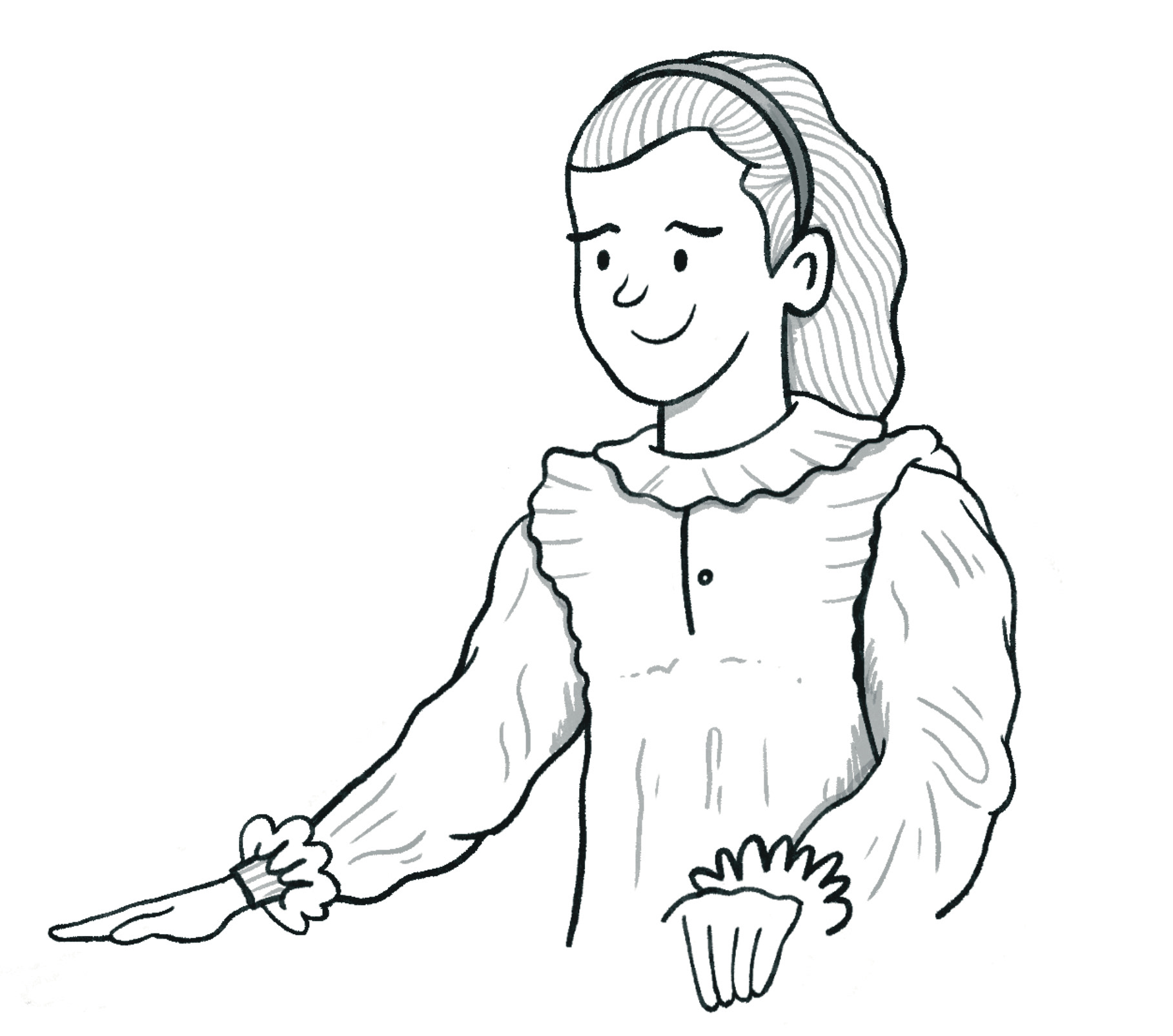Victorian Girl sketch