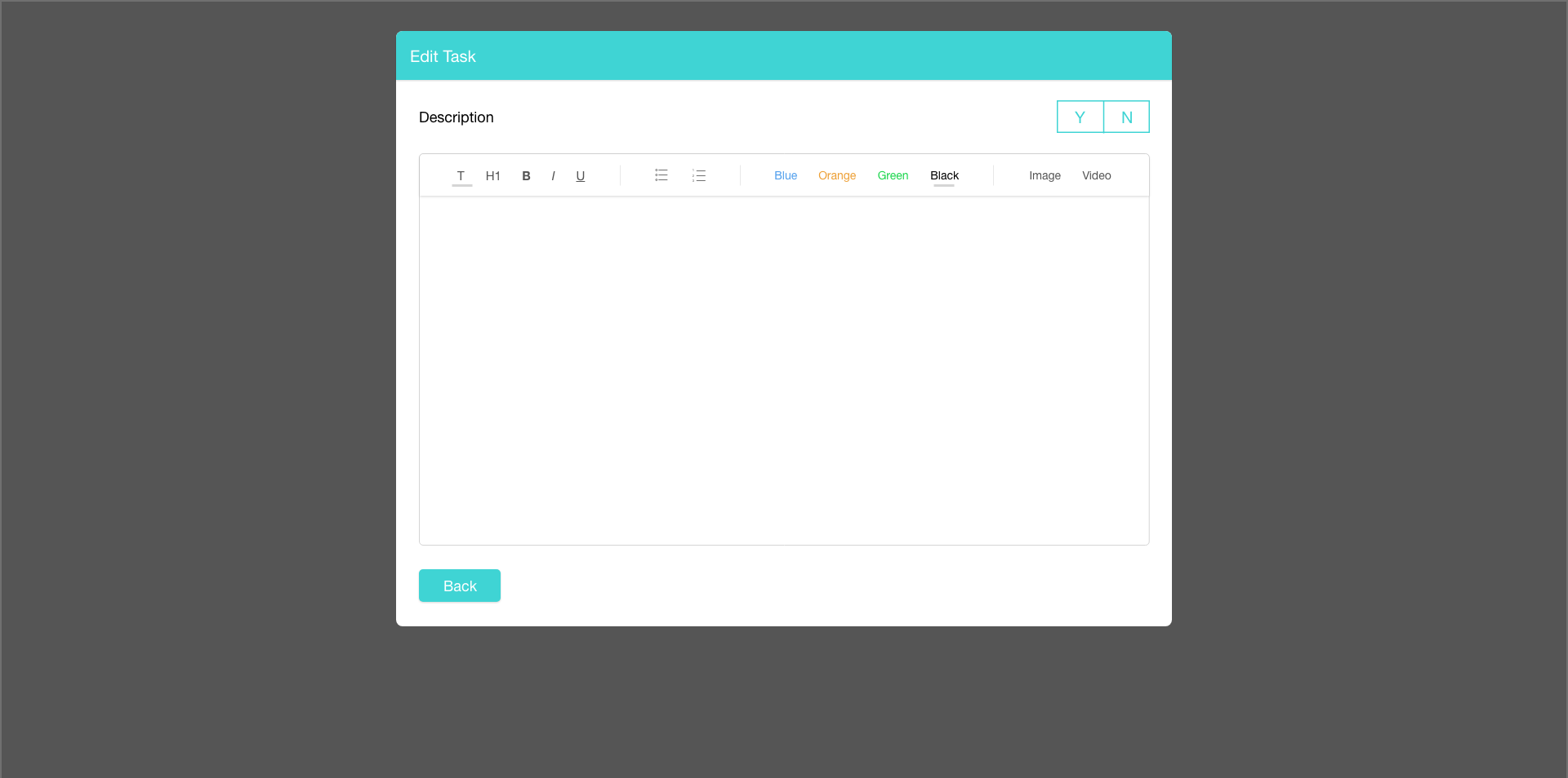 AuditApp Settings Text Editor