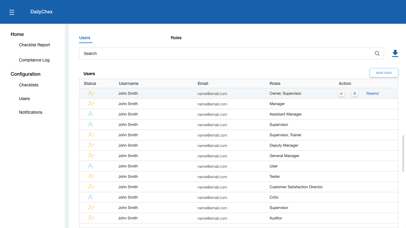 User Configurator