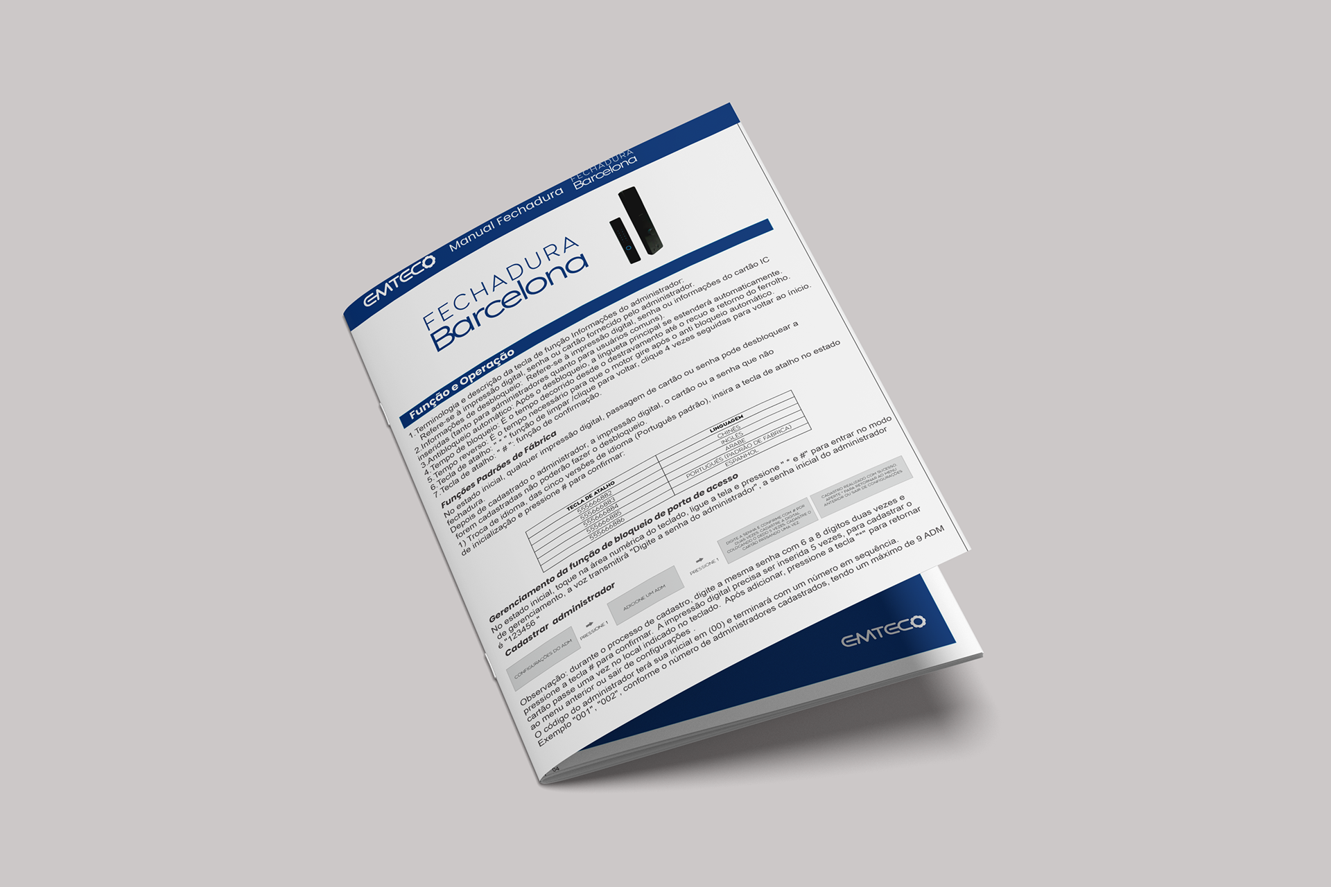 Manual Product for EMTECO Motores