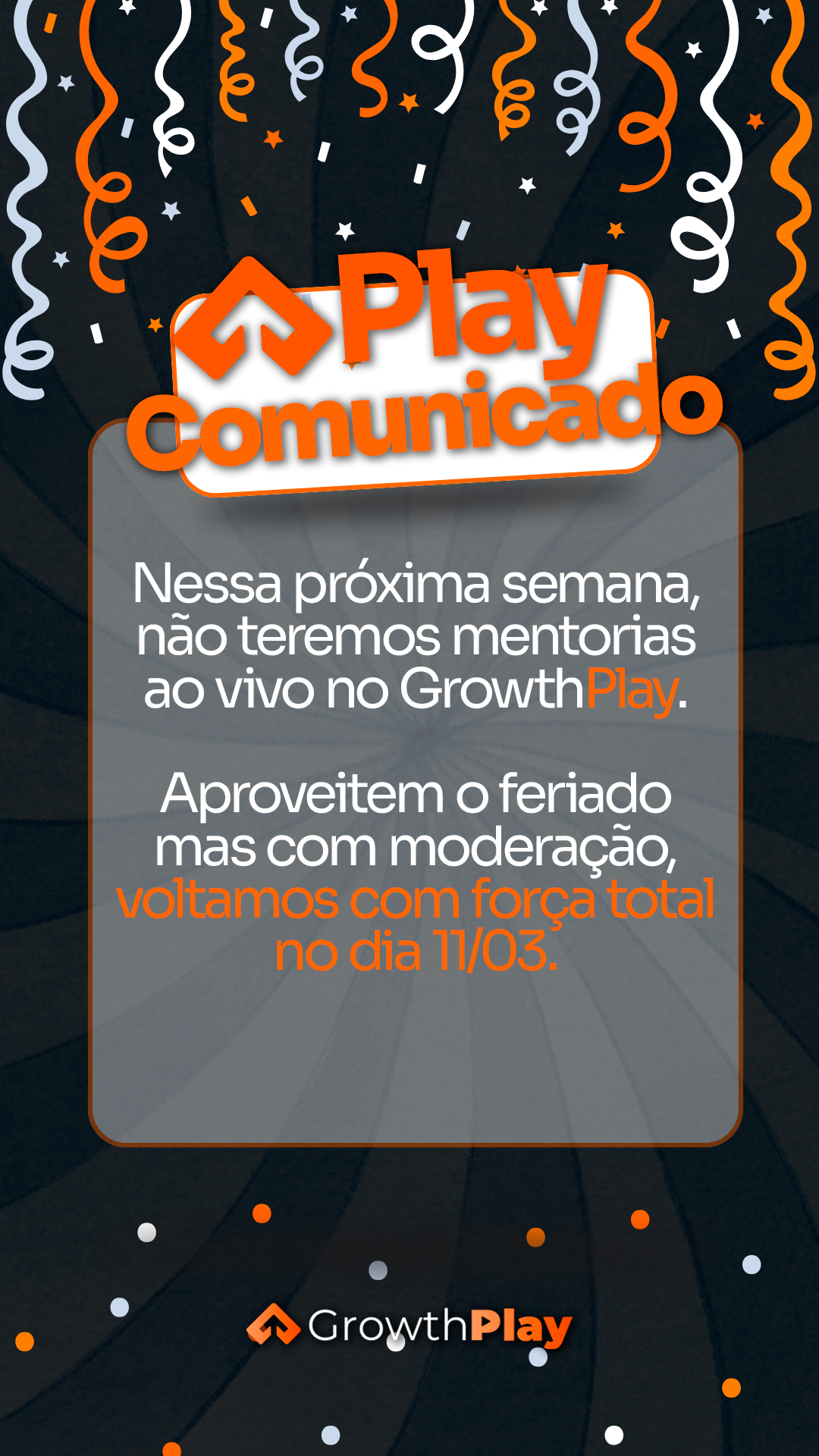 Creative for Internal Comunity for Growth Machine