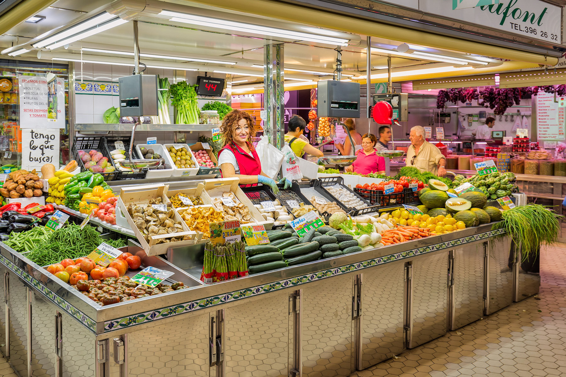 Fresh Fruit and Veg at Valencia Central Market