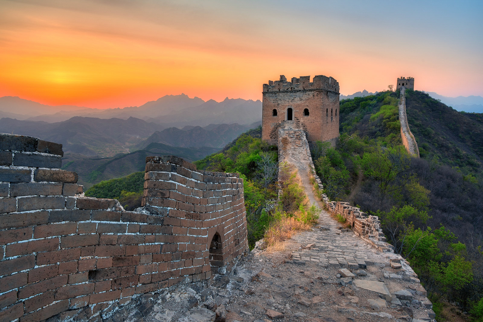 Great Wall Sunrise at Jinshanling