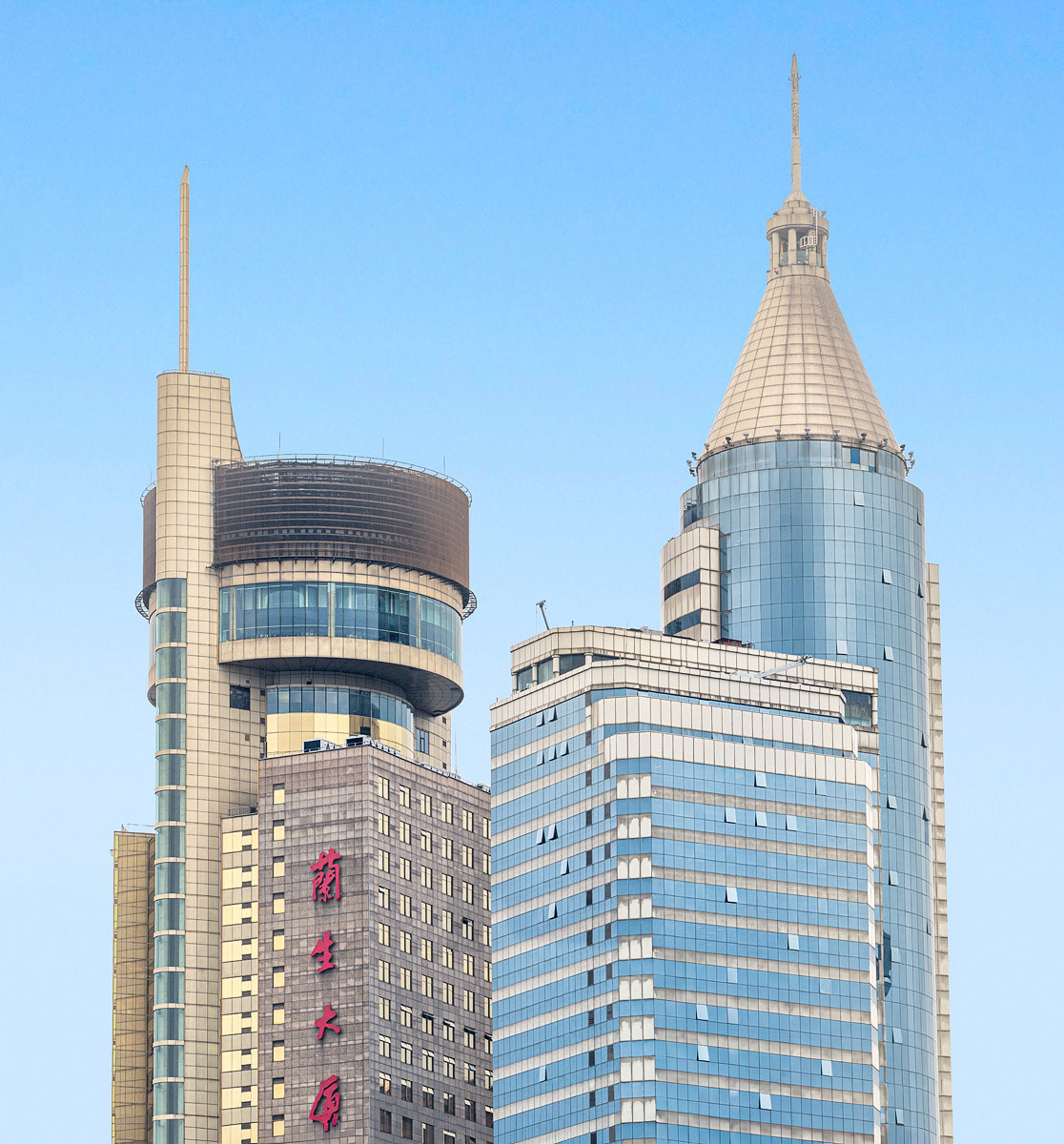 Shanghai Skyline Detail #2