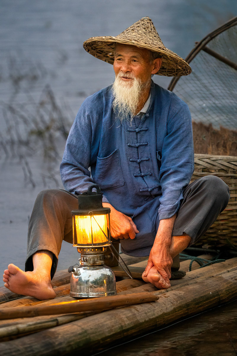 Guilin Cormorant Fisherman Portrait #2