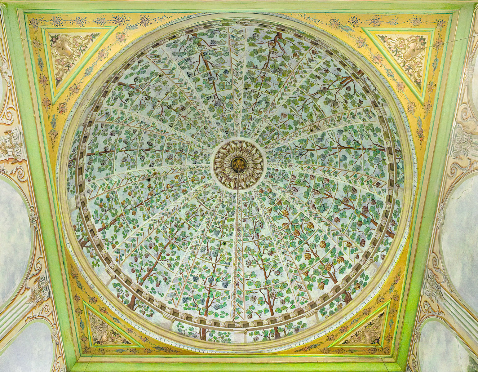 Ceiling Decor of the Sultan's Mother's Dining Room Topkapi  Palace