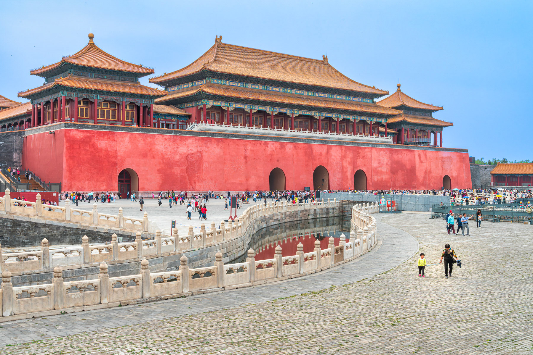 Forbidden City Meridian Gate Beijing