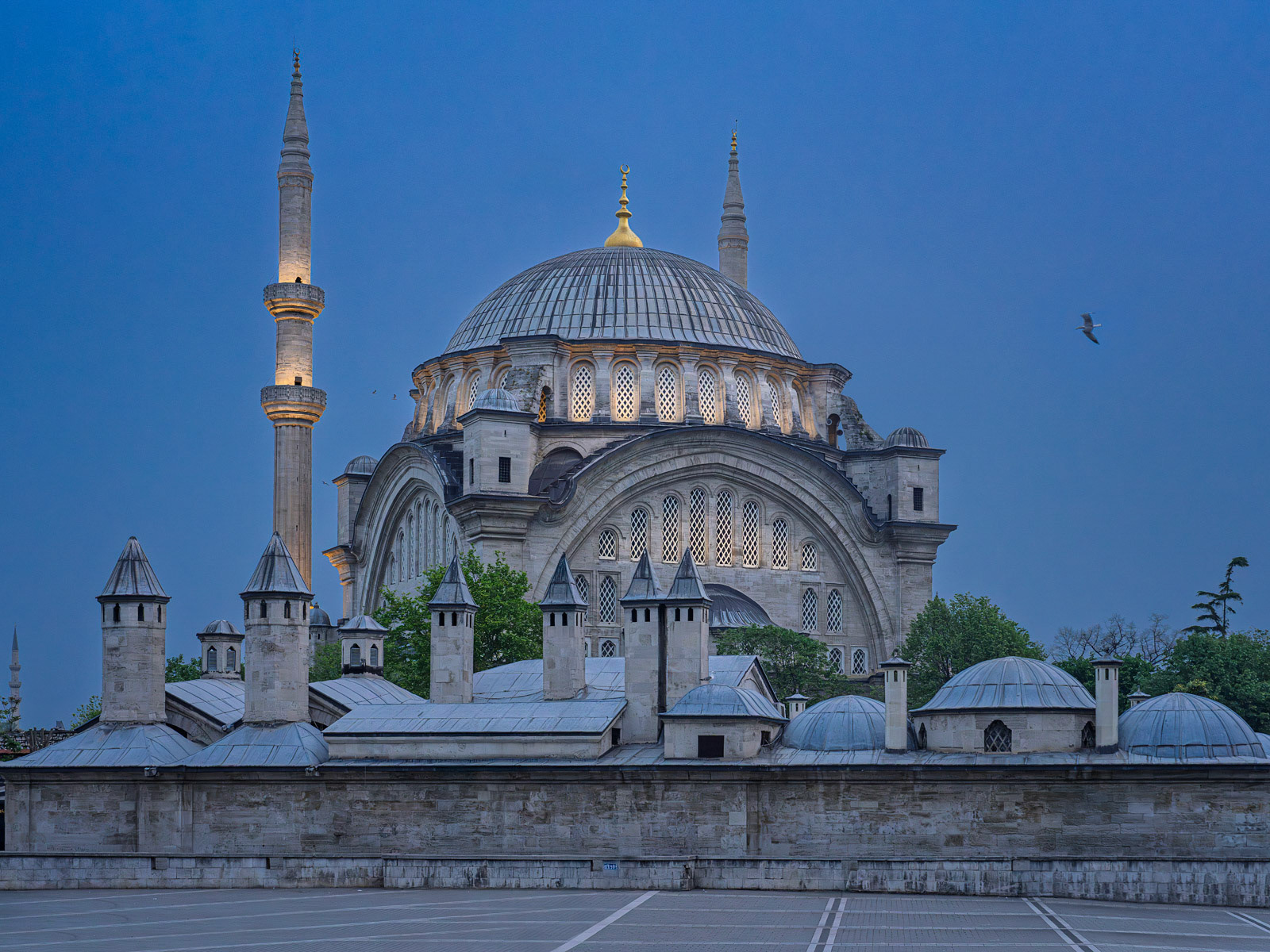 Nuruosmaniye Mosque Early Morning Blue Hour