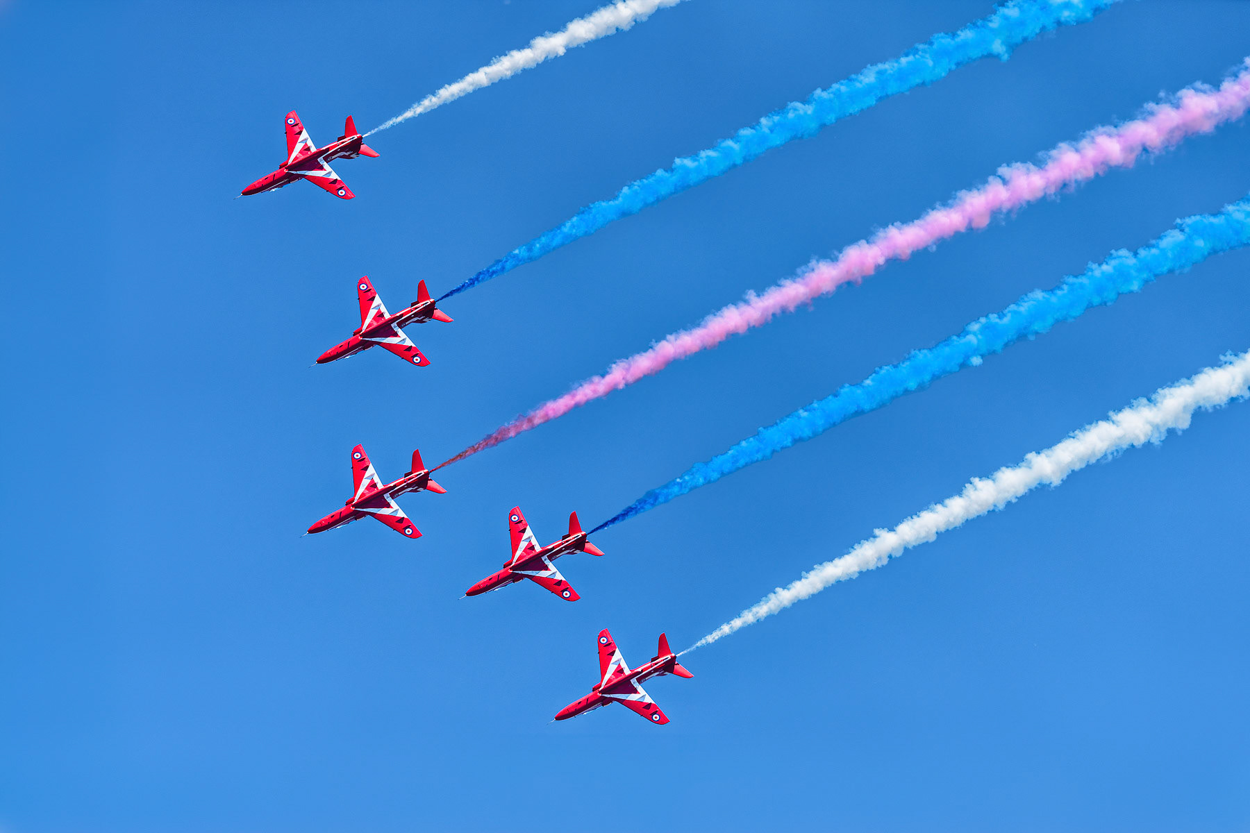 5-Ship Echelon Formation