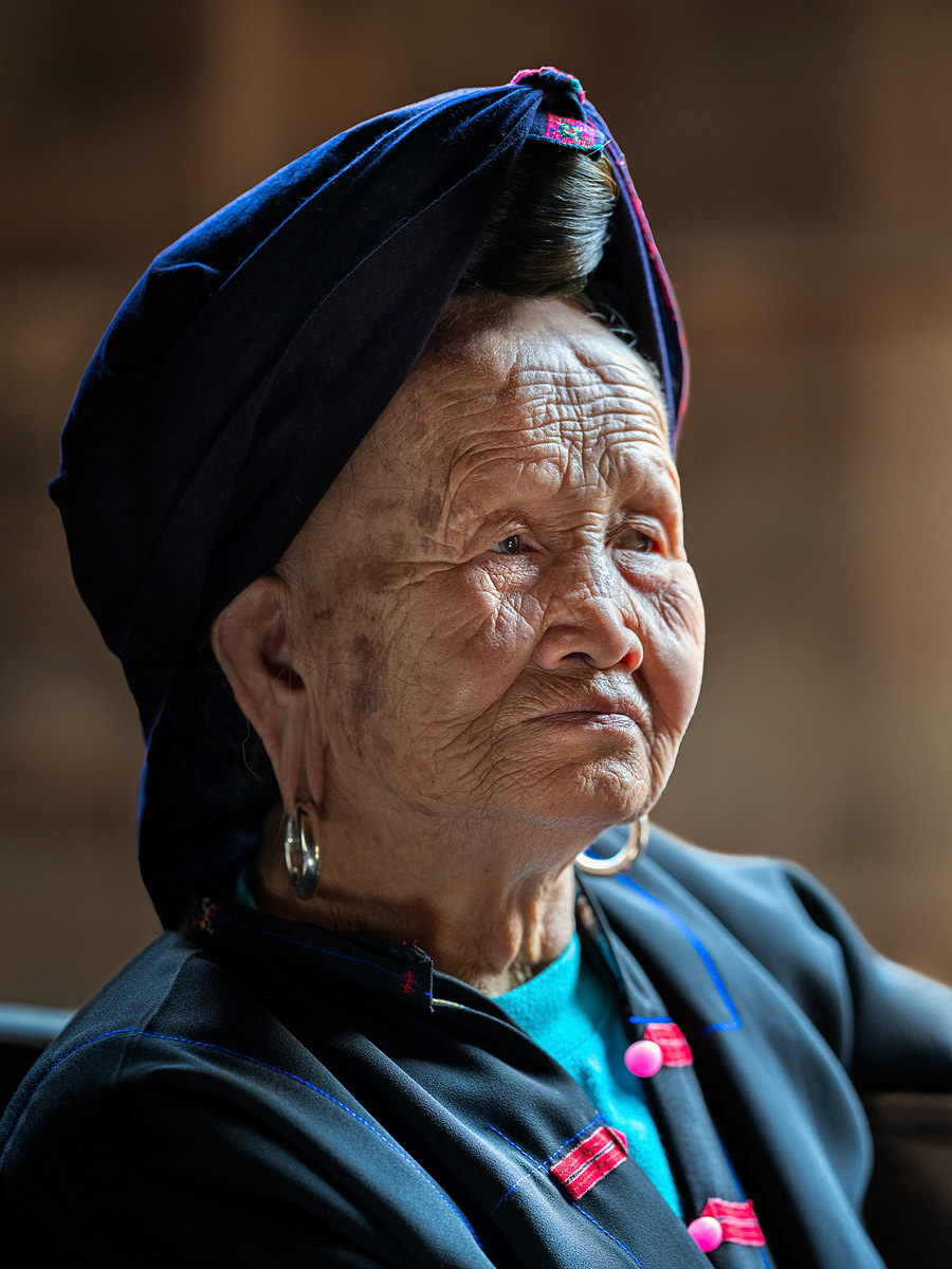 Yao Minority Matriarch Longji China