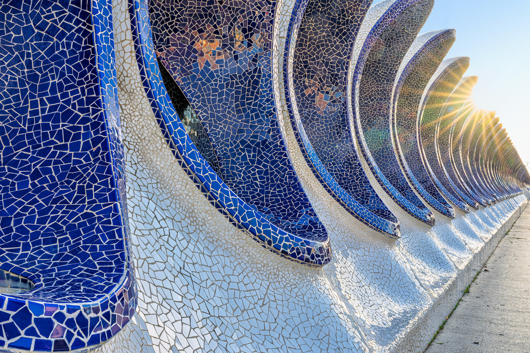 Architectural Waves - Calatrava Mosaics in Valencia