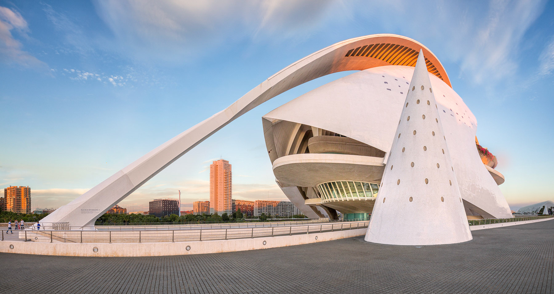 Soft Morning Glow Starting to Embrace the Palau de les Arts Reina Sofia