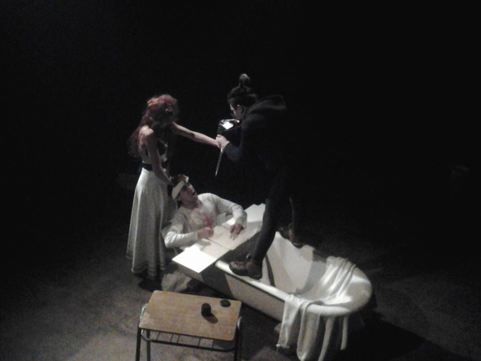 Material para trailer de Obra Marat Sade, Santiago de Chile.