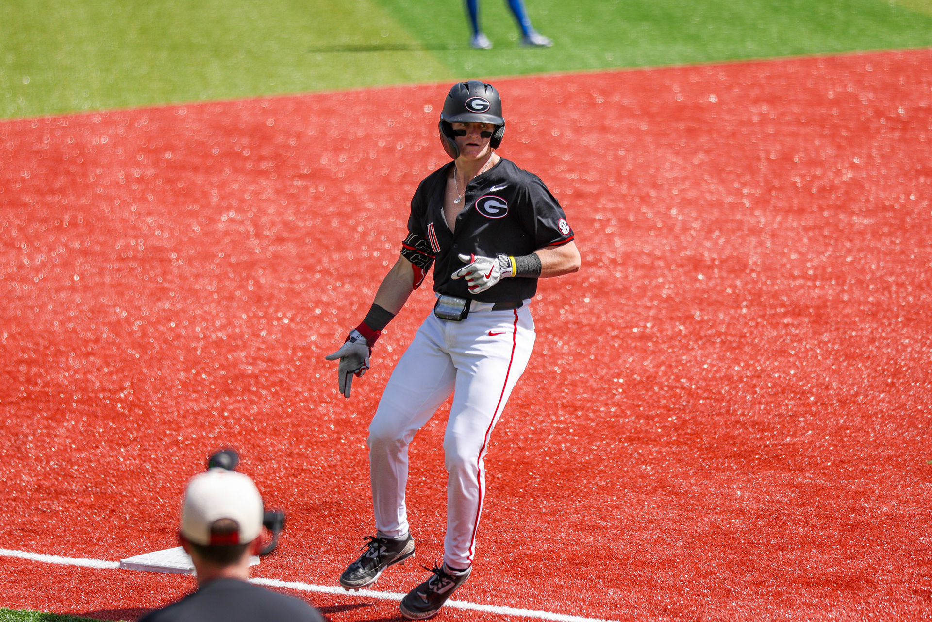 Georgia catcher Henry Hunter (11) during Georgia’s game against Kentucky at Foley Field in Athens, Ga., on Sunday, March 16, 2025. (Blake Caviness/UGAAA)