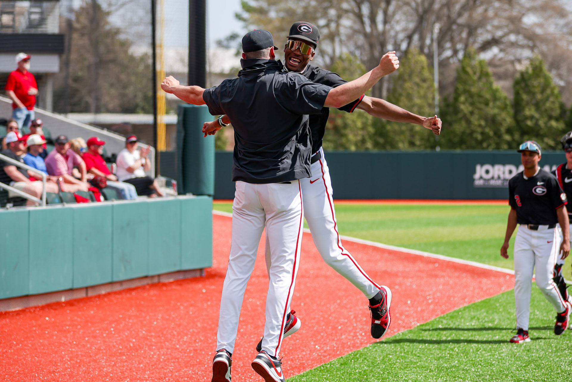 Georgia pitcher Alton Davis II (42) before Georgia’s game against Kentucky at Foley Field in Athens, Ga., on Sunday, March 16, 2025. (Blake Caviness/UGAAA)