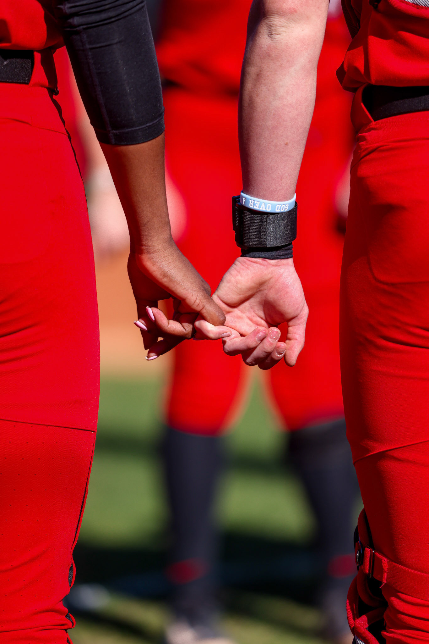 Georgia Softball team before Georgia’s game against Stetson in the 2025 Bulldog Classic at Jack Turner Stadium in Athens, Ga., on Friday, Feb. 28, 2025. (Blake Caviness/UGAAA)