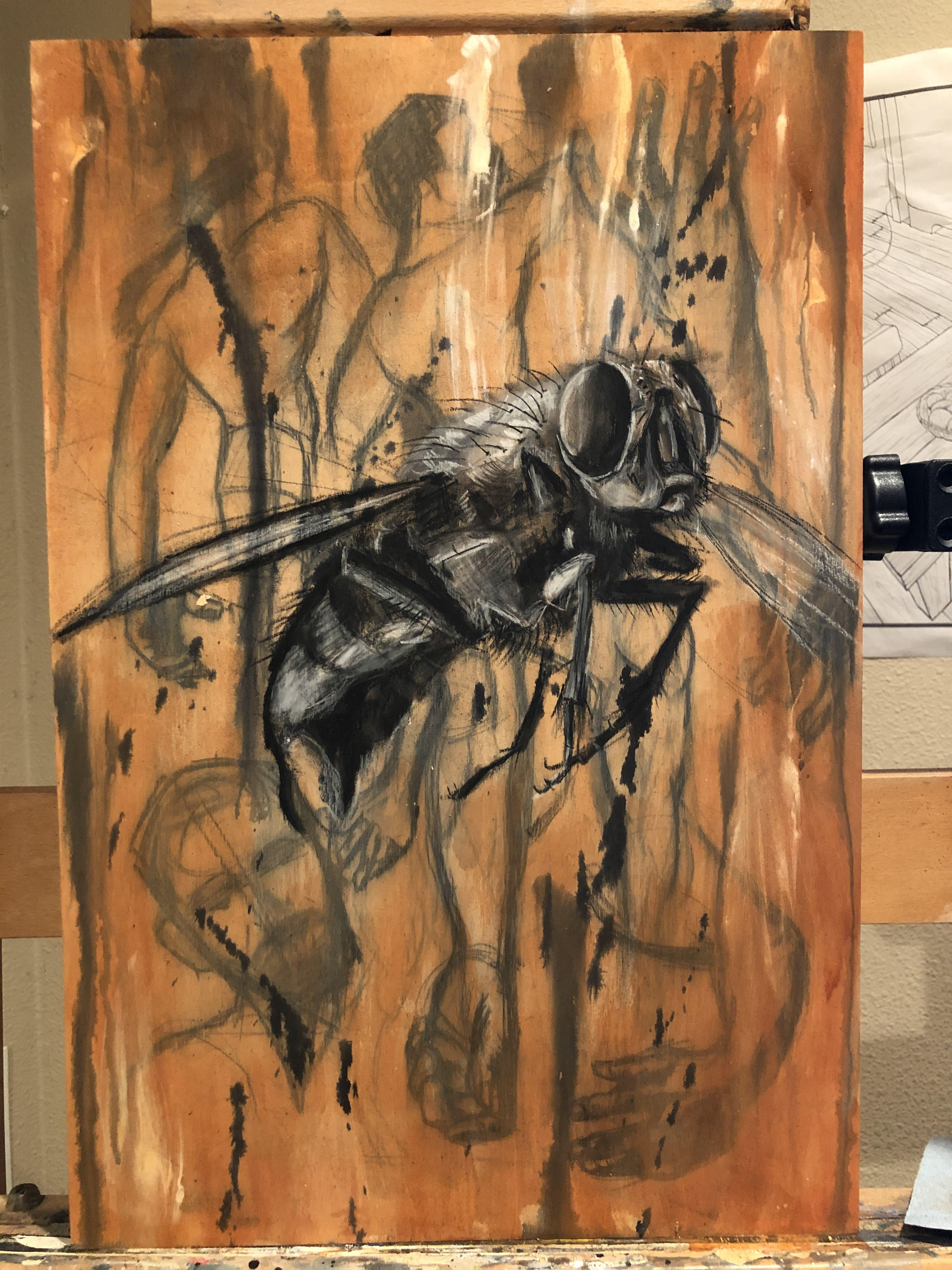 Mixed Media on wood