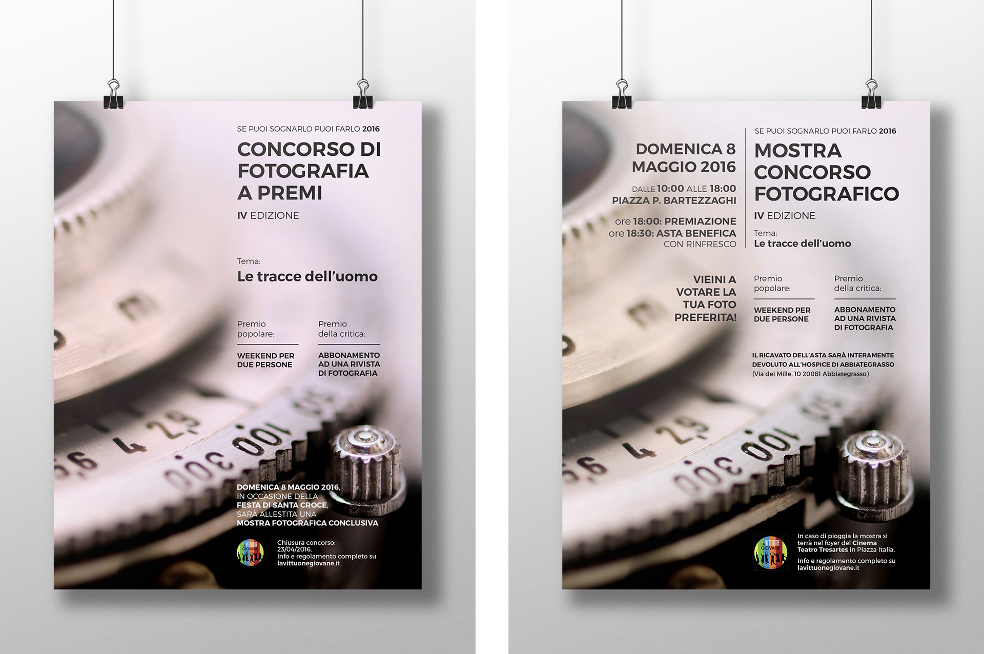 Locandine per Concorso e relativa mostra finale