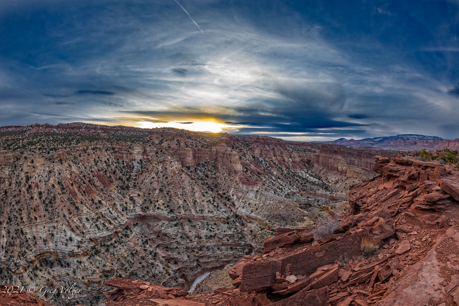 Sunset Point, Capitol Reef National Park, Utah
