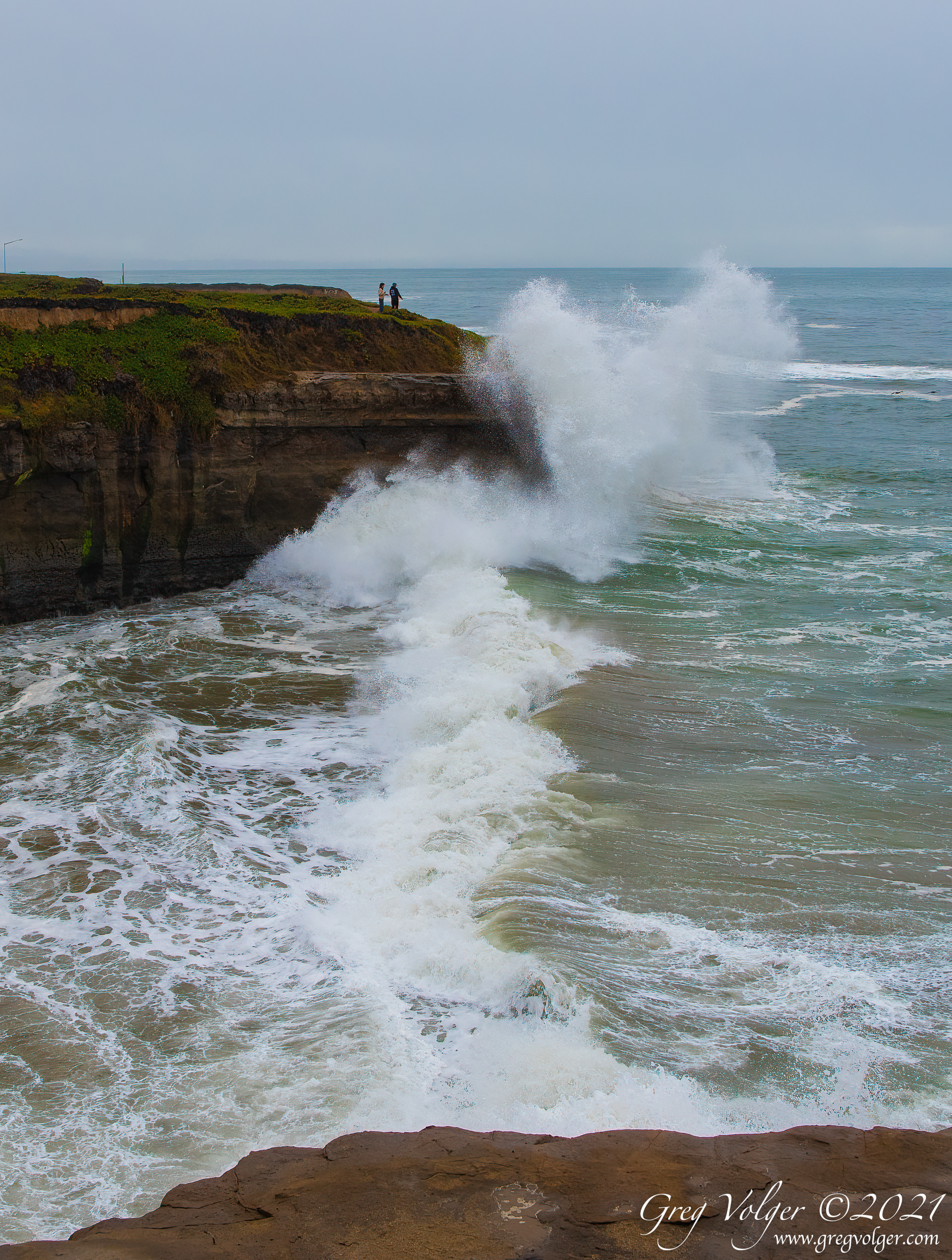 Cliff south of Natural Bridges State BeachCliff south of Natural Bridges State Beach